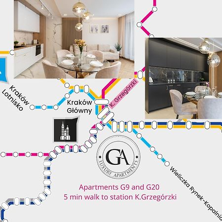 GA Luxury Apartments Grzegórzecka 20 Cracóvia Exterior foto